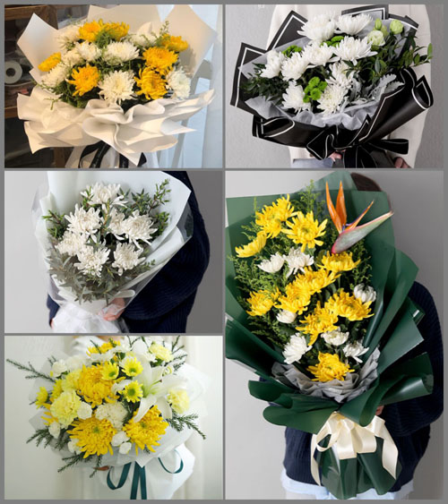 陕西渭南市华州区柳枝镇白事花束代送